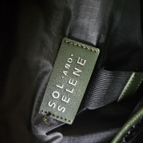 Sol And Selene, Backpack Purse, Army Green - Picture 2 of 7